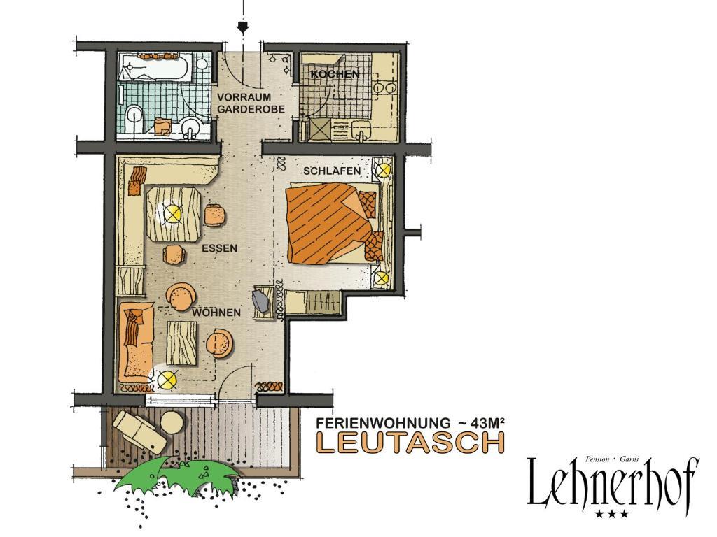 Pension Lehnerhof Leutasch Camera foto